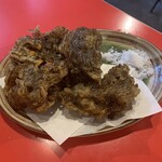 ナンクルナイサ まさか家 立川店 - もずくの天ぷら
