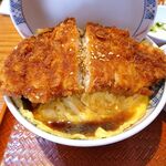 247303629 - たまごソースかつ丼（大盛）990円（惣菜３種類まで無料、ご飯大盛無料）