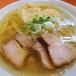 日陰 - 海老ワンタンメン