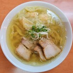 日陰 - 海老ワンタンメン