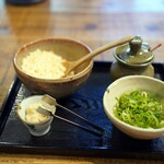 釜揚げうどん専門店もと - 薬味セット