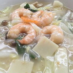 正龍 - 海老うま煮ソバ（塩味）