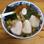 とら食堂 - ワンタン麺 普通盛り　税込1,070円