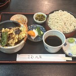 江戸藤 - ミニ丼とそばのセット