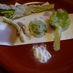 ろあん松田 - 島らっきょう、雲南菜、うるい