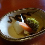 ろあん松田 - 蒸し野菜（柑橘酢で）