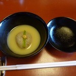 ろあん松田 - 蕎麦掻きは白味噌で・・