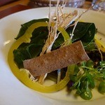 ろあん松田 - 蕎麦板と乾燥えのき