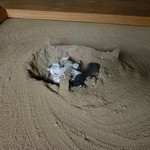 ろあん松田 - 炭が入っていました。