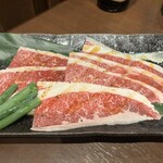 Wagyuuyakiniku gou - 和牛薄切りカルビ