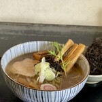 らー麺　Do・Ni・Bo - 煮干しお700円を太麺に変更50円に岩海苔トッピング150円