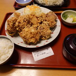 Kurobuta Tonkatsu Daichi - 鶏の唐揚げアップ