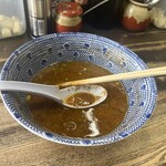Ninniku - 割スープ投入して、完食。