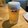 鳥 から揚げ うえ山 - 生ビール　アサヒのスーパードライ
