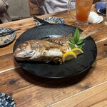 おやじの店 - 真鯛の姿焼き