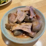 鳥 から揚げ うえ山 - ナスの中華風浸し
