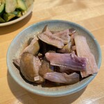 鳥 から揚げ うえ山 - ナスの中華風浸し