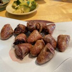 鳥 から揚げ うえ山 - ハツ　①