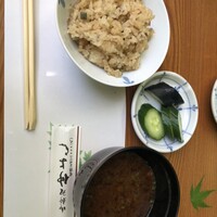 貴船 仲よし - 五目混ぜご飯 赤だし 貴船 仲よし - 五目混ぜご飯 赤だし