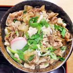 八百音 - 肉かすうどん