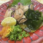 sushi処まんま天王寺 & HANARE - 牡蠣昆布蒸し