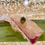 sushi処まんま天王寺 & HANARE - おまかせ5貫(縞鯵)