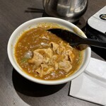 Shabu you - カレーに豚バラを入れてみました