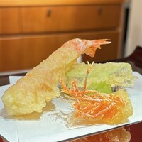 天冨良 麻布よこ田 恵比寿ガーデンプレイス店 - えび　と茄子（熊本）