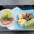 露瑚 - 料理写真:海ぶどう、ホタルイカ、そして茶豆腐、バイ貝、おこわと柏餅。