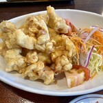 とり天発祥の店 レストラン東洋軒 - 柚子とり天アップ