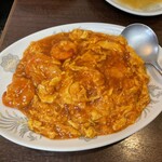 けん蔵 - エビと卵のチリソース