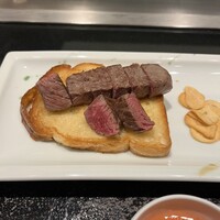 レストラン ロワール 鉄板焼 - ランプ肉
