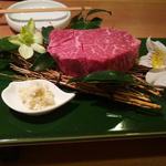 焼肉 グルマンズいとう - ラン芯です。山わさびにスポンジ醤油で♪