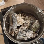 牡蛎処 桝政 - 蒸し牡蛎