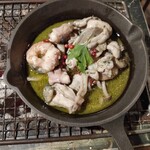 牡蛎処 桝政 - 牡蛎アヒージョ