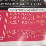 麺処さとう - 麺量