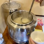 Indo Kari Sathi - セットのスープ