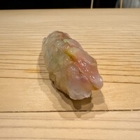 鮨処 つく田 - 車海老の昆布締め
