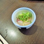 奥出雲 そば処 一福 - 日本酒飲み比べについているアテ