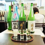 奥出雲 そば処 一福 - 日本酒飲み比べ