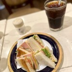 プランタン 天満店 - サンドイッチモーニング 500円