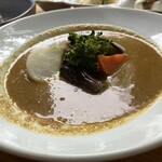 絶景カフェ ぽっぽ - 野菜カレー
