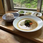 絶景カフェ ぽっぽ - 野菜カレー