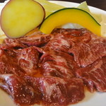 弘 - 焼肉定食・・・ハラミ(和牛)