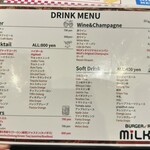 BURGER R&R MiLK - メニュー