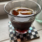 Madras Cafe - ついでにオーダーしたアイスコーヒー。250円。