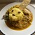Madras Cafe - 料理写真:Aランチ。1350円。チキンカレー、サフランライス、ポテトマサラ、クスンブリ、ポリヤルの入った一皿。ポテトマサラがやや辛め。