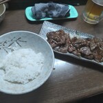 味の蔵どんつく - ご飯と牛カルビ