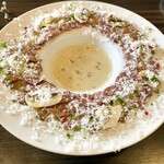 ピッツエリアバール　CACTUS　D'ORO - ・牛タンポルチーニクリームフォンジュ（￥1,500）【衝撃的な美味しさ】