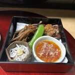 天ぷら はせ川 - 付き出し4品